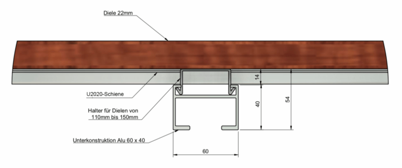 Zeichnung Kebony